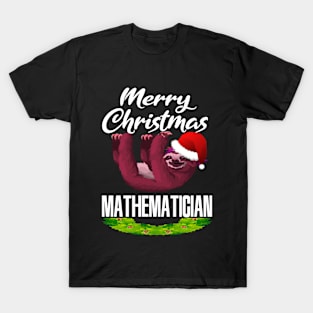 Merry Christmas  Mathematician  Funny Gift Pajama Christmas T-Shirt